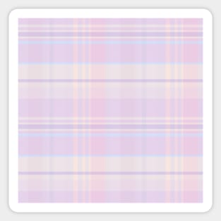 Pastel Aesthetic Iona 2 Hand Drawn Textured Plaid Pattern Sticker